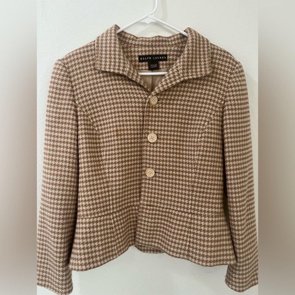 Beautiful Ralph Lauren button down  wool jacket. Perfect condition